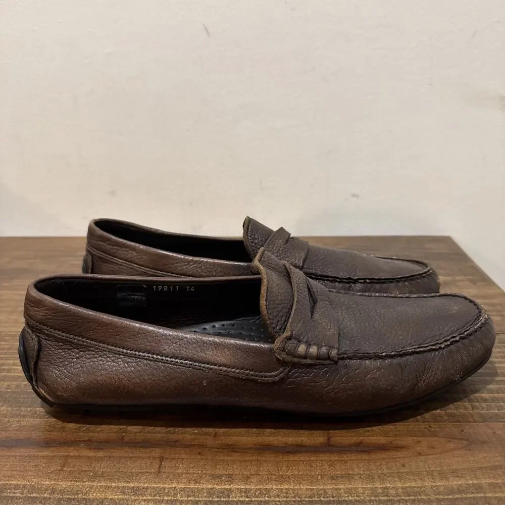 To Boot New York Adam Derrick Soft Leather Loafers Made In Italy Men's Sz 14 US
